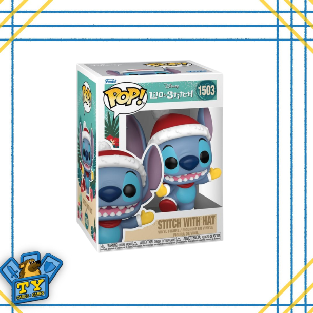 Disney POP! Vinyl Figure Holiday Stitch Hat 9 cm-sito