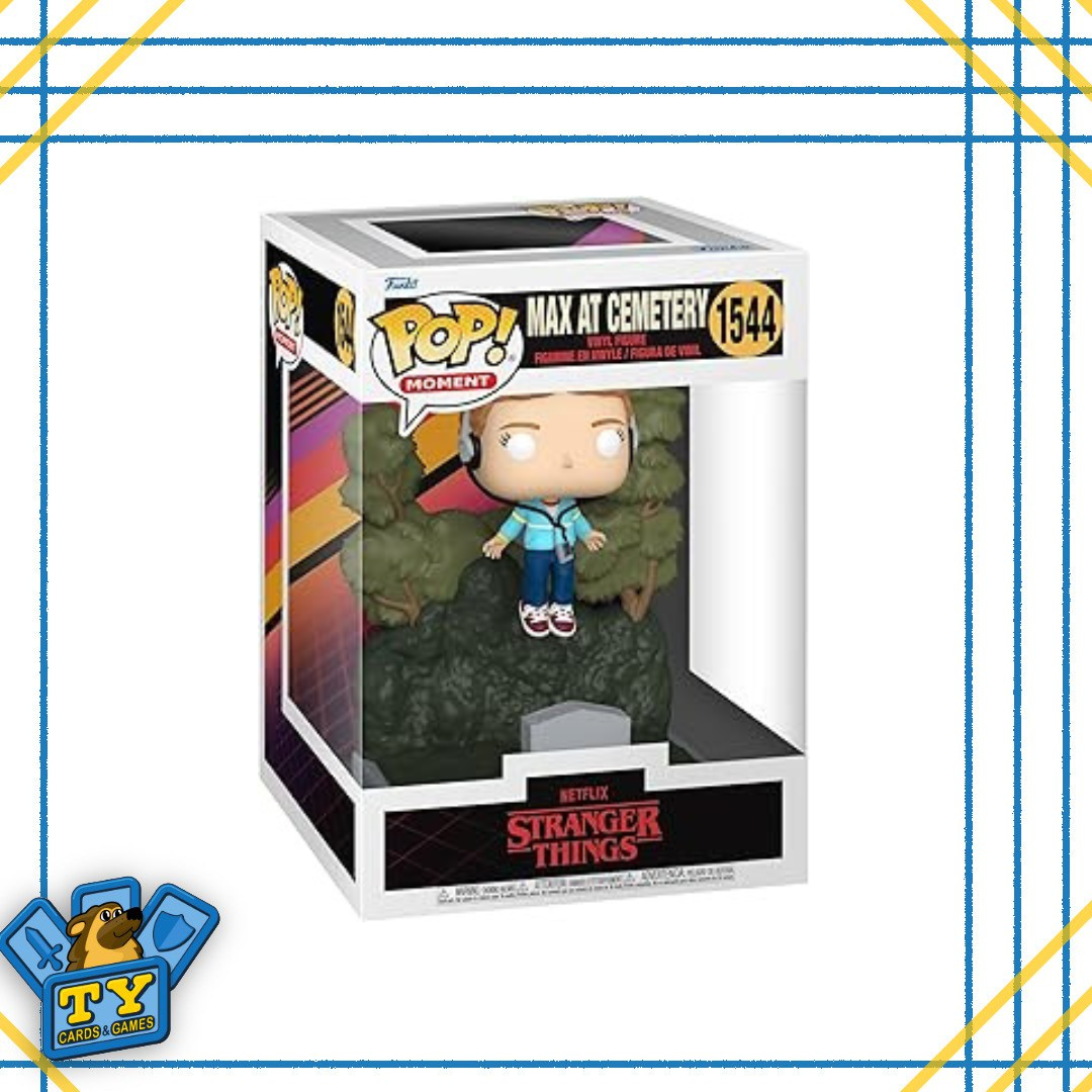 Funko Pop! Stranger Things Max at cemetery