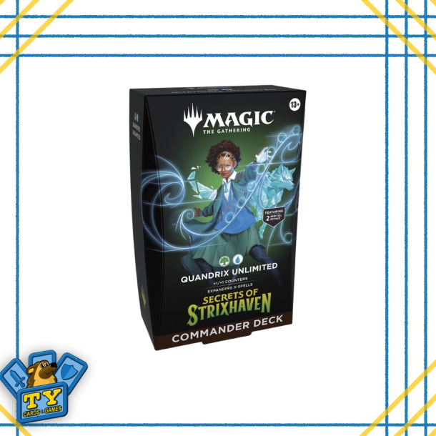 Magic Secrets of strixhaven commander deck Quandrix Unlimited En